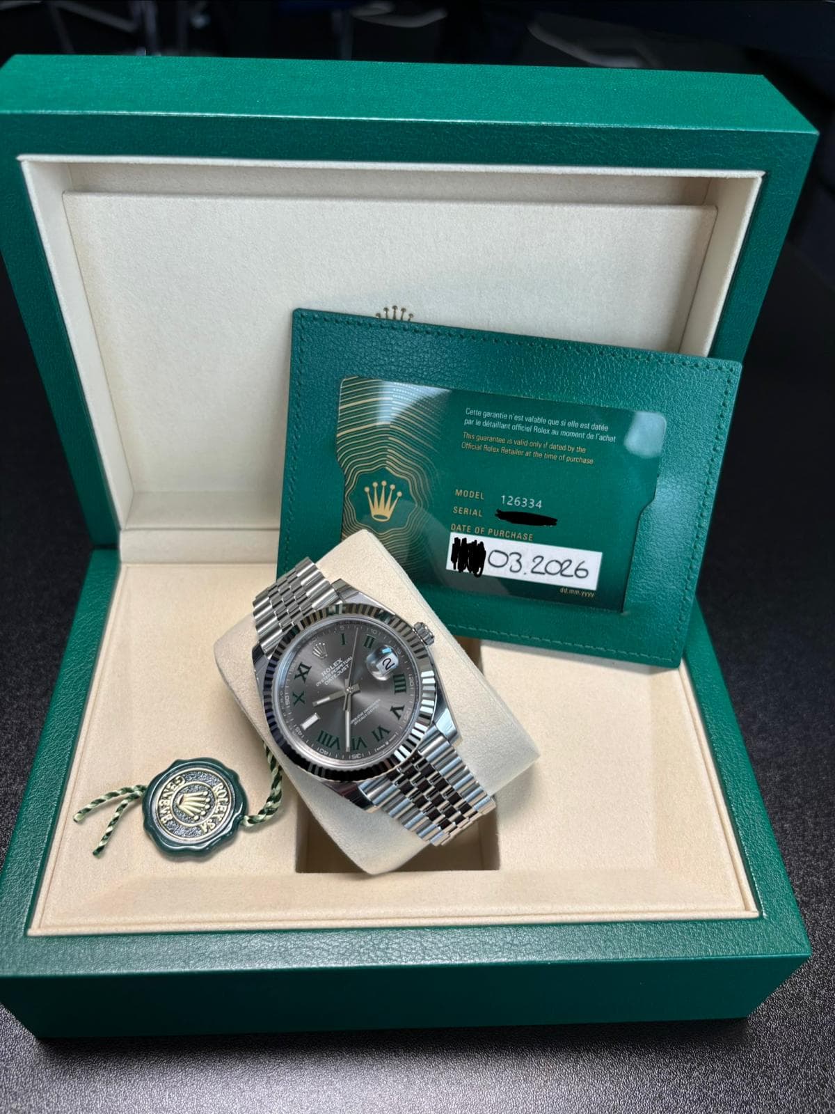 Rolex Datejust Wimbledon 41